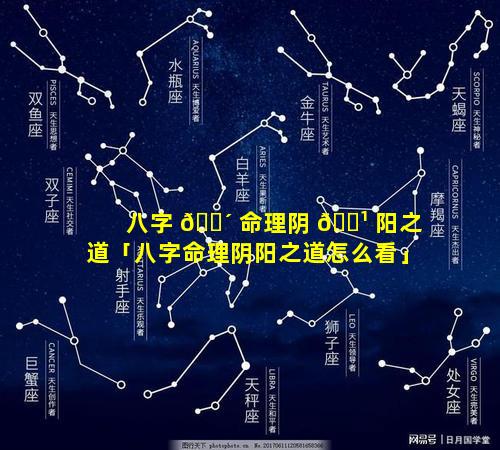 八字 🐴 命理阴 🌹 阳之道「八字命理阴阳之道怎么看」